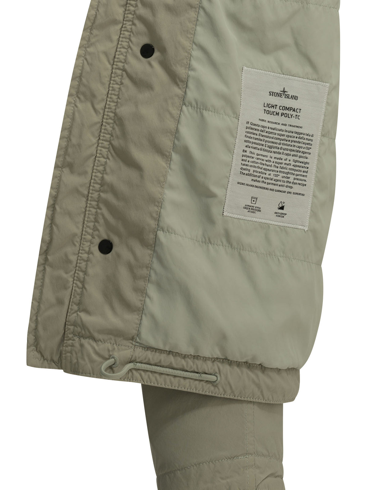 Stone Island "Light Compact" Padded Jacket - Beige