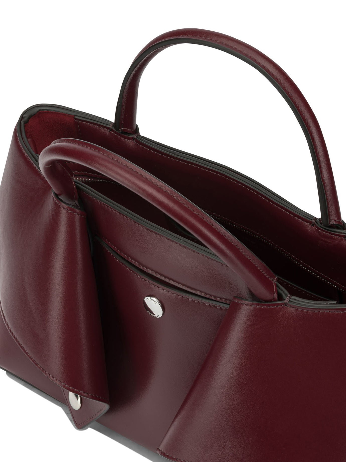Toteme "Mercer" Medium Handbag - Red