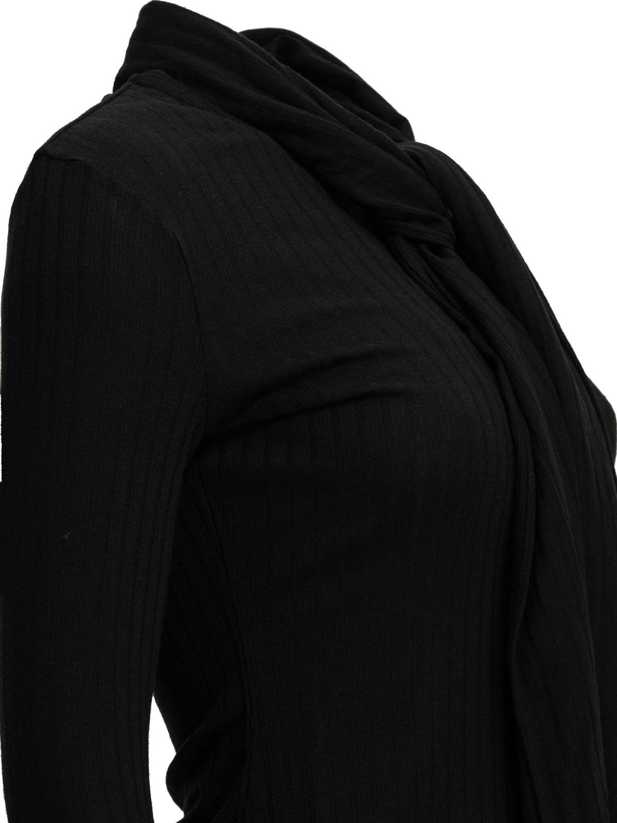 Toteme Cardigan with a bow - Black