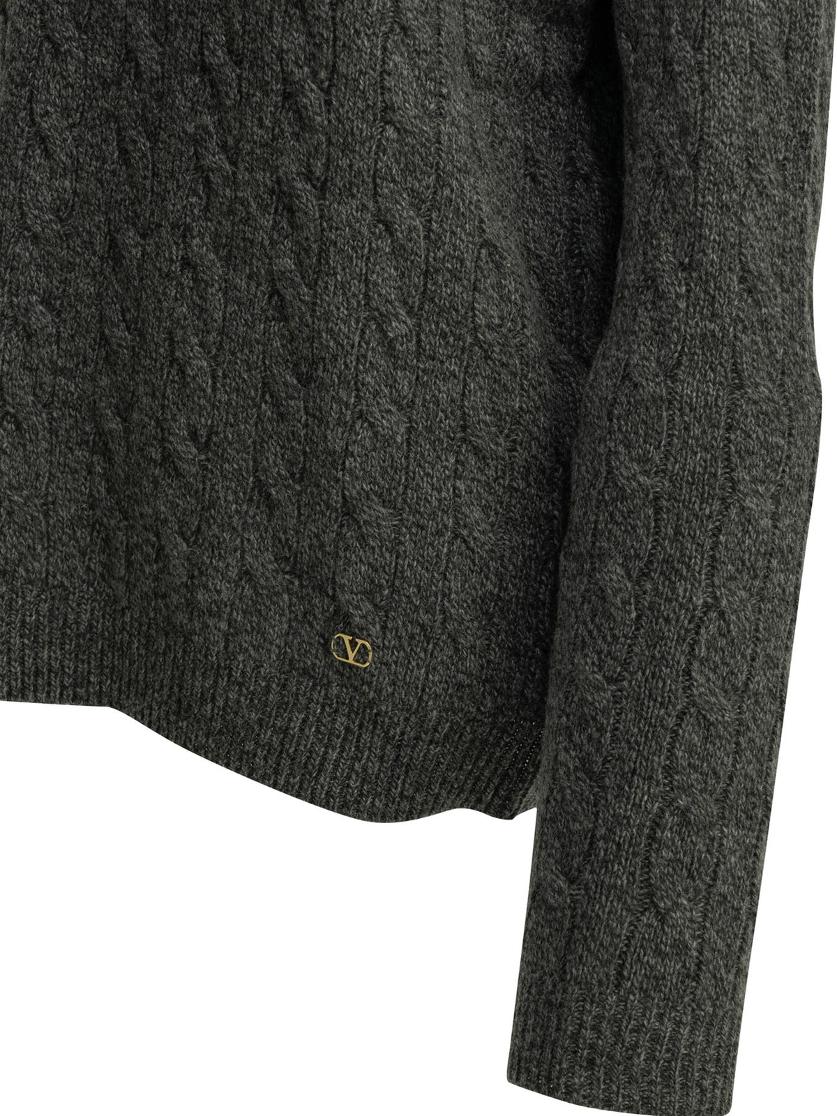 Valentino Virgin wool crewneck sweater - Grey