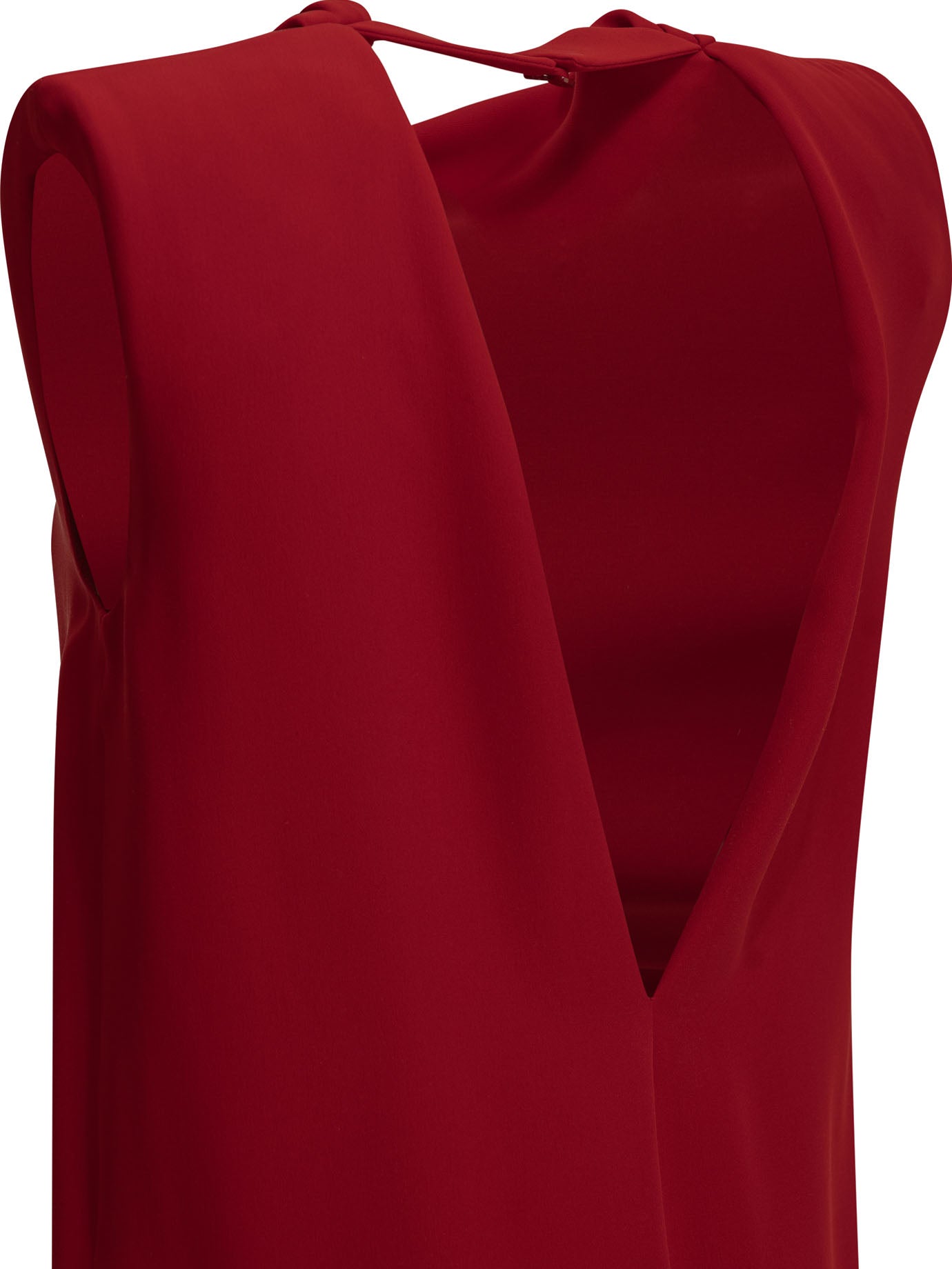 Valentino "Cady Couture" Short Dress - Red