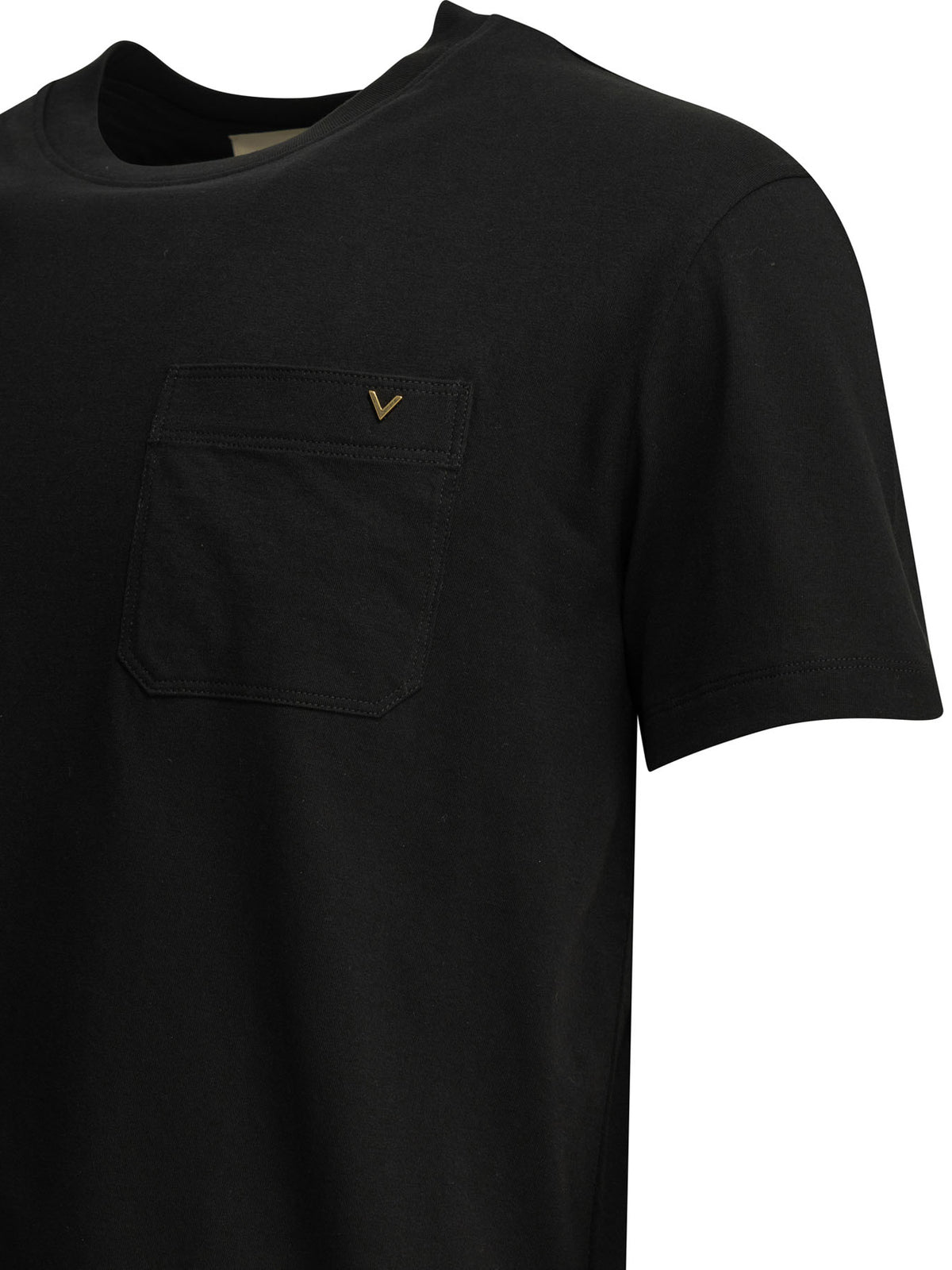 Valentino "VLTN" Crew-Neck T-Shirt - Black