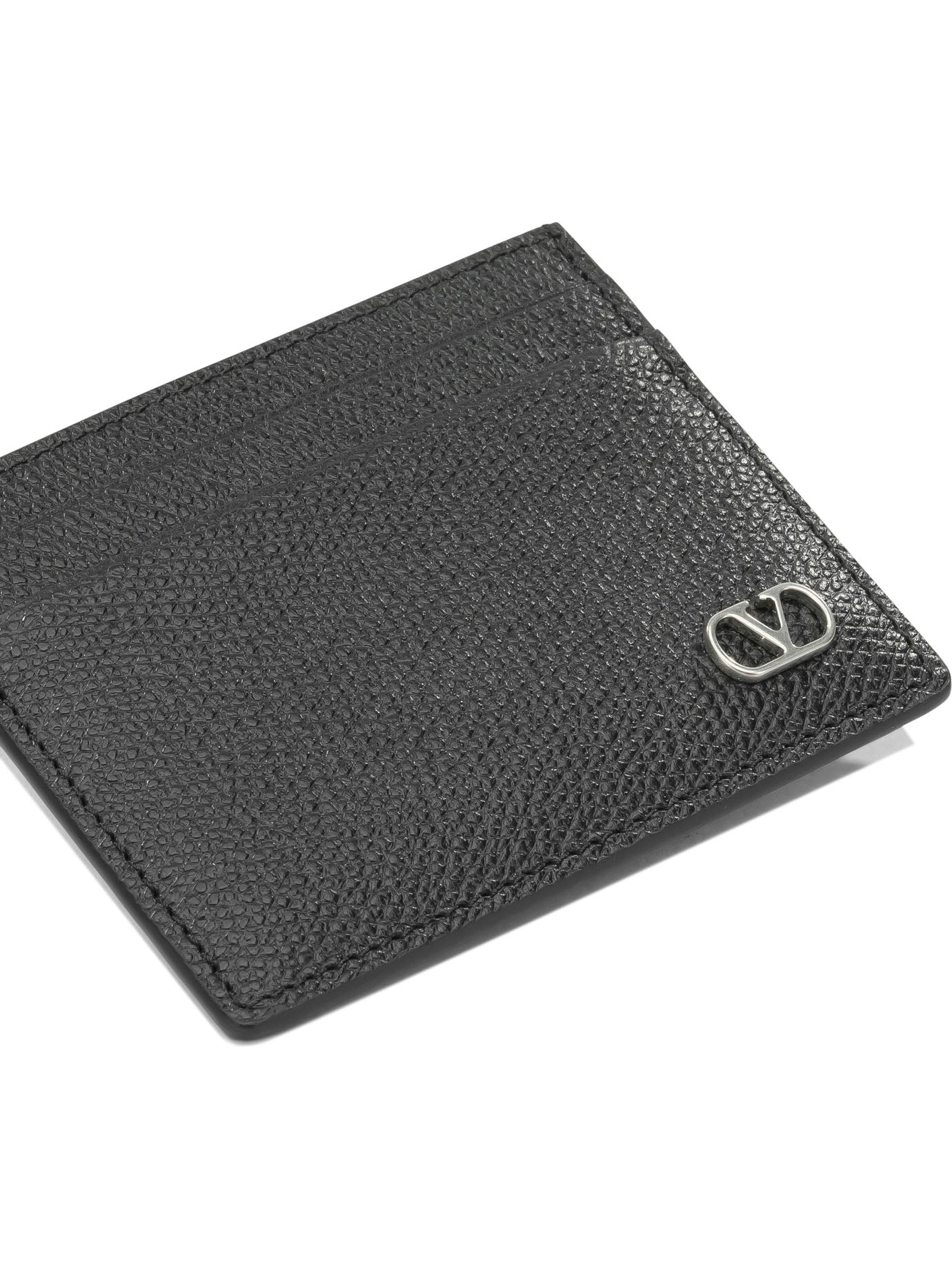 Valentino Garavani "VLogo Signature" Card Holder - Black