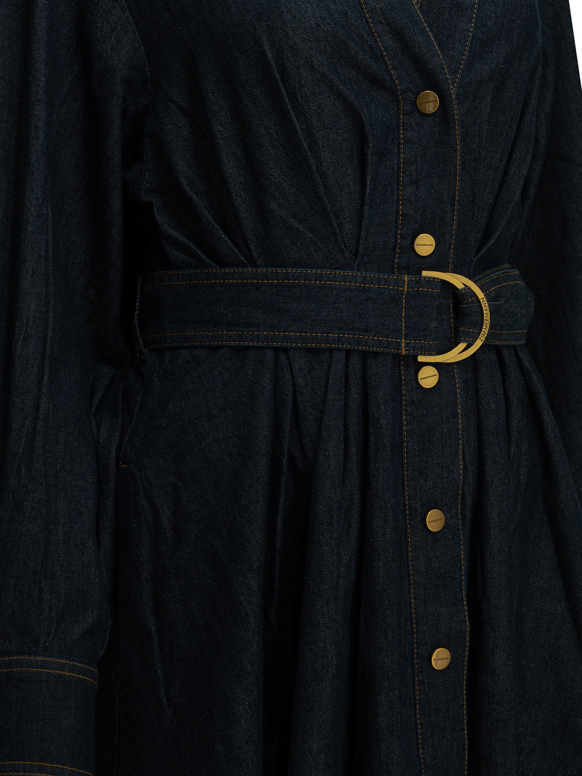 Zimmermann Midi shirtdress - Blue
