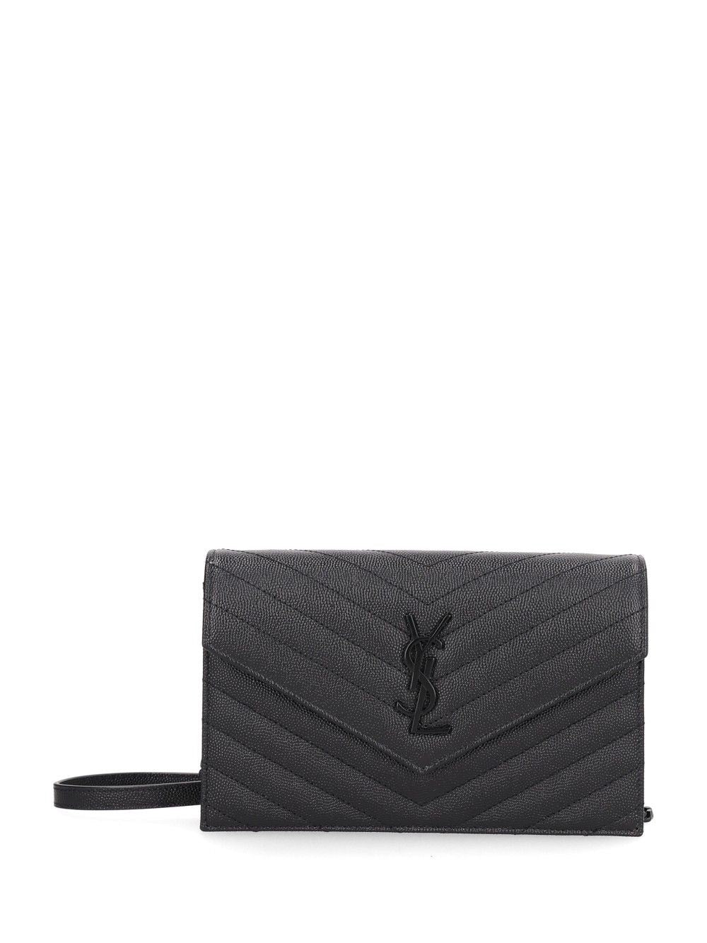 Saint Laurent "Envelope" Clutch Bag - Black