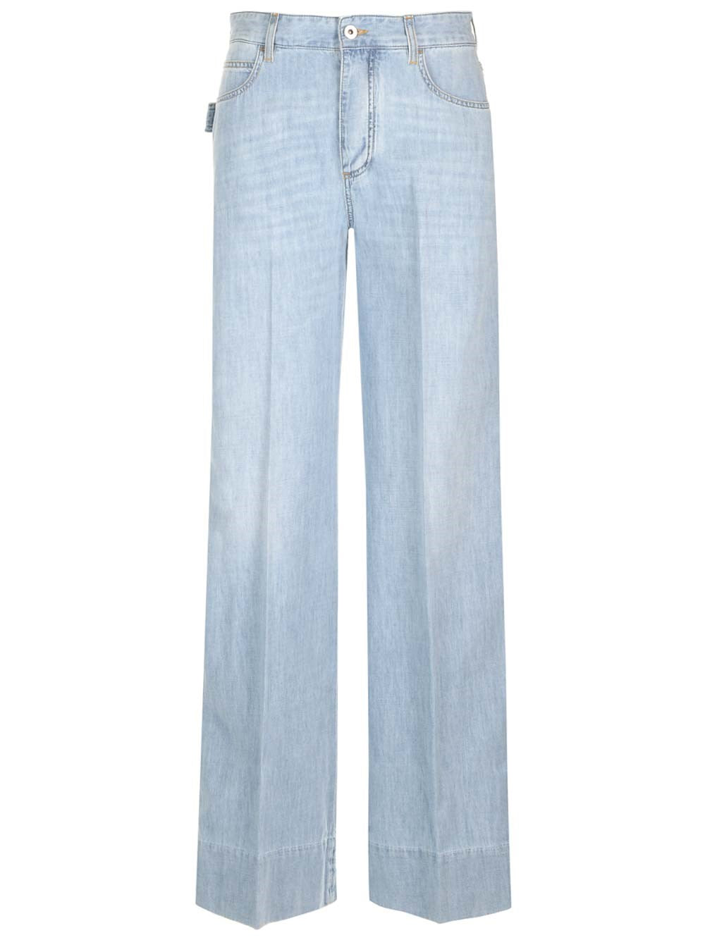 Bottega Veneta Light Bleach Denim - Sky Blue