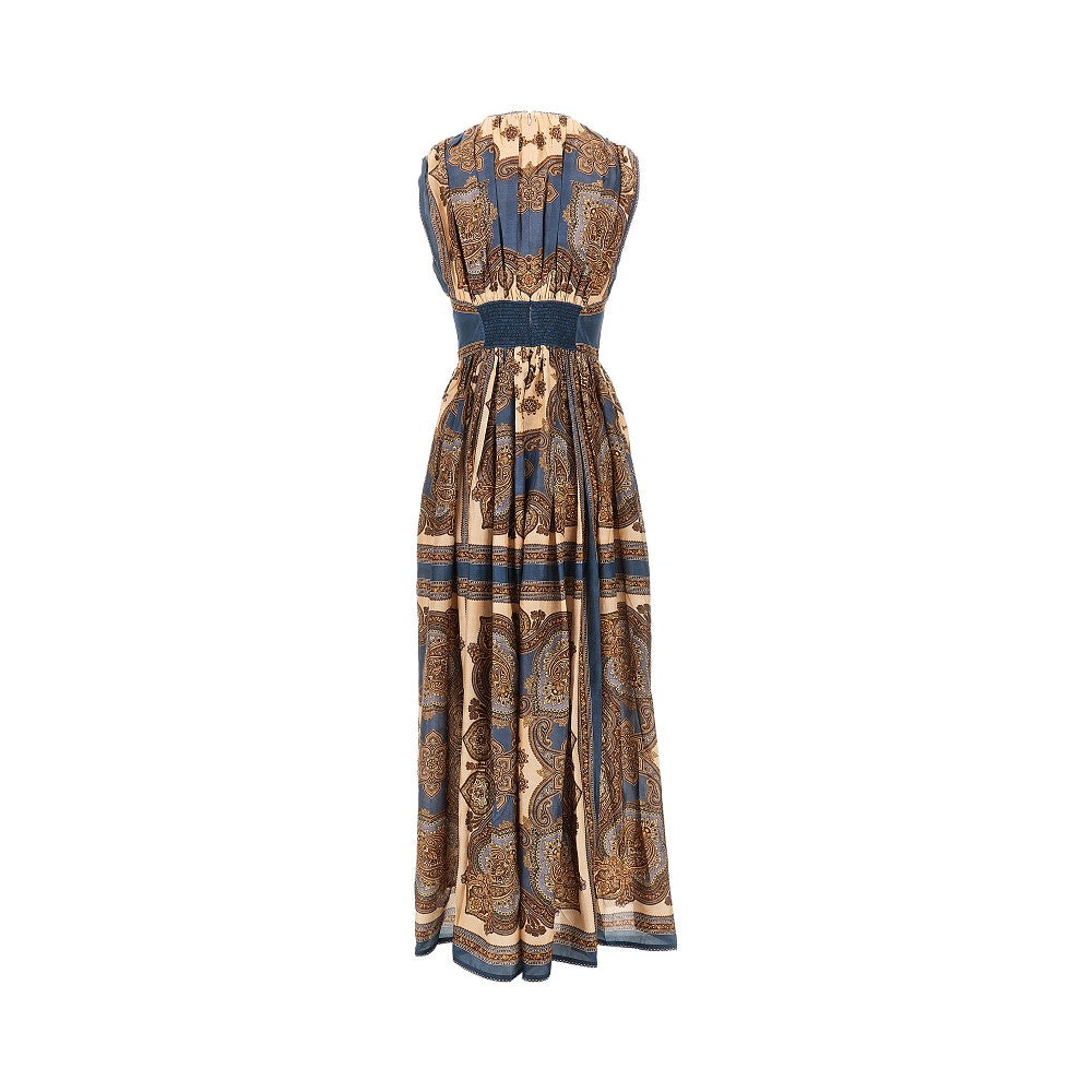 ZIMMERMANN Mahon' Paisley silk long dress