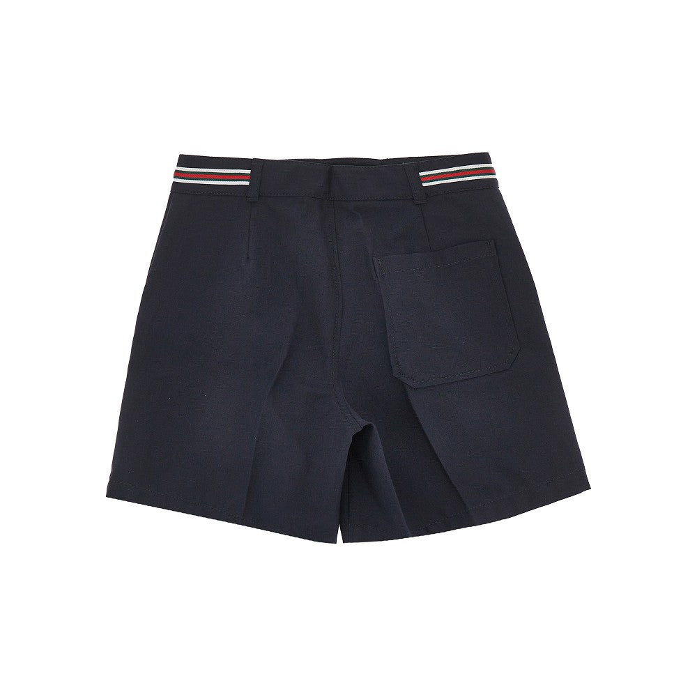 GUCCI Cotton shorts with Web detail