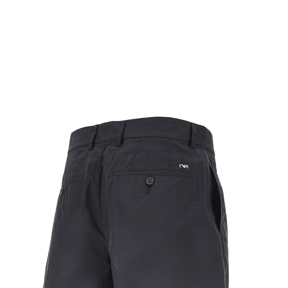 EMPORIO ARMANI Pima cotton shorts with dart