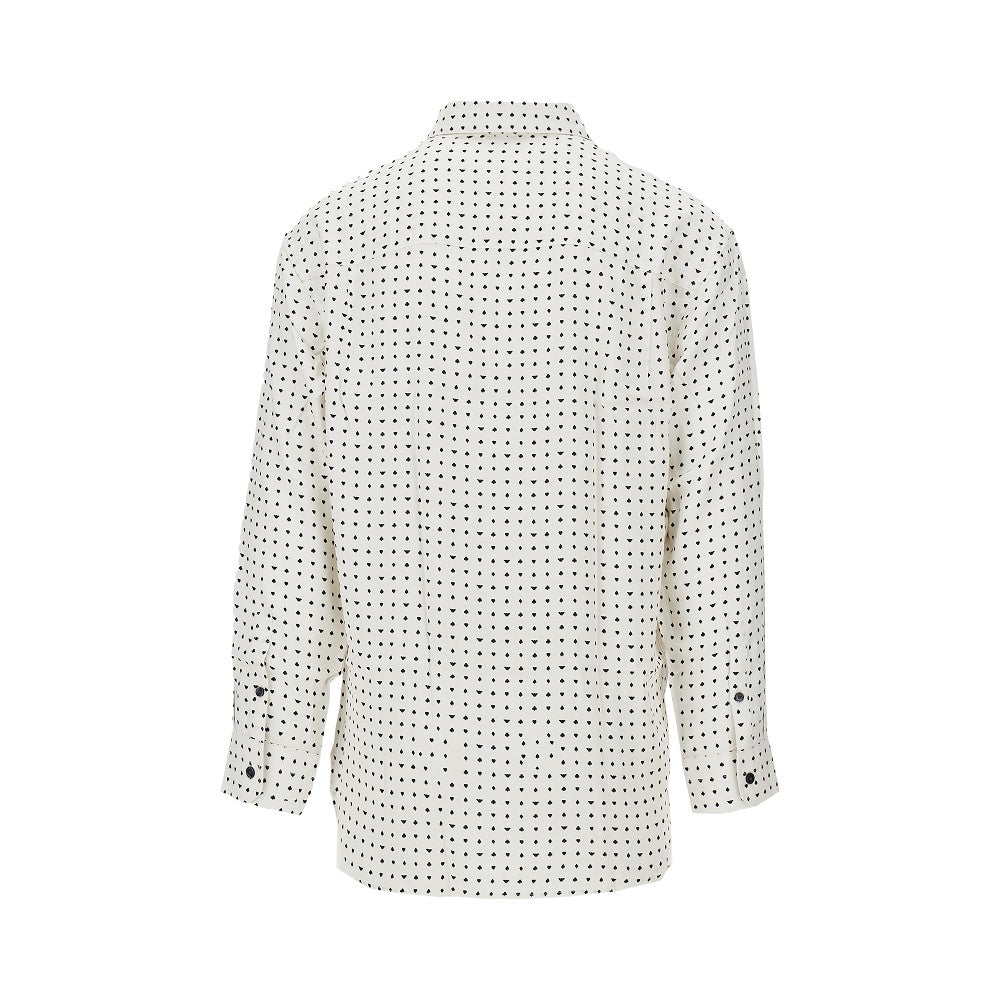 EMPORIO ARMANI Printed viscose shirt