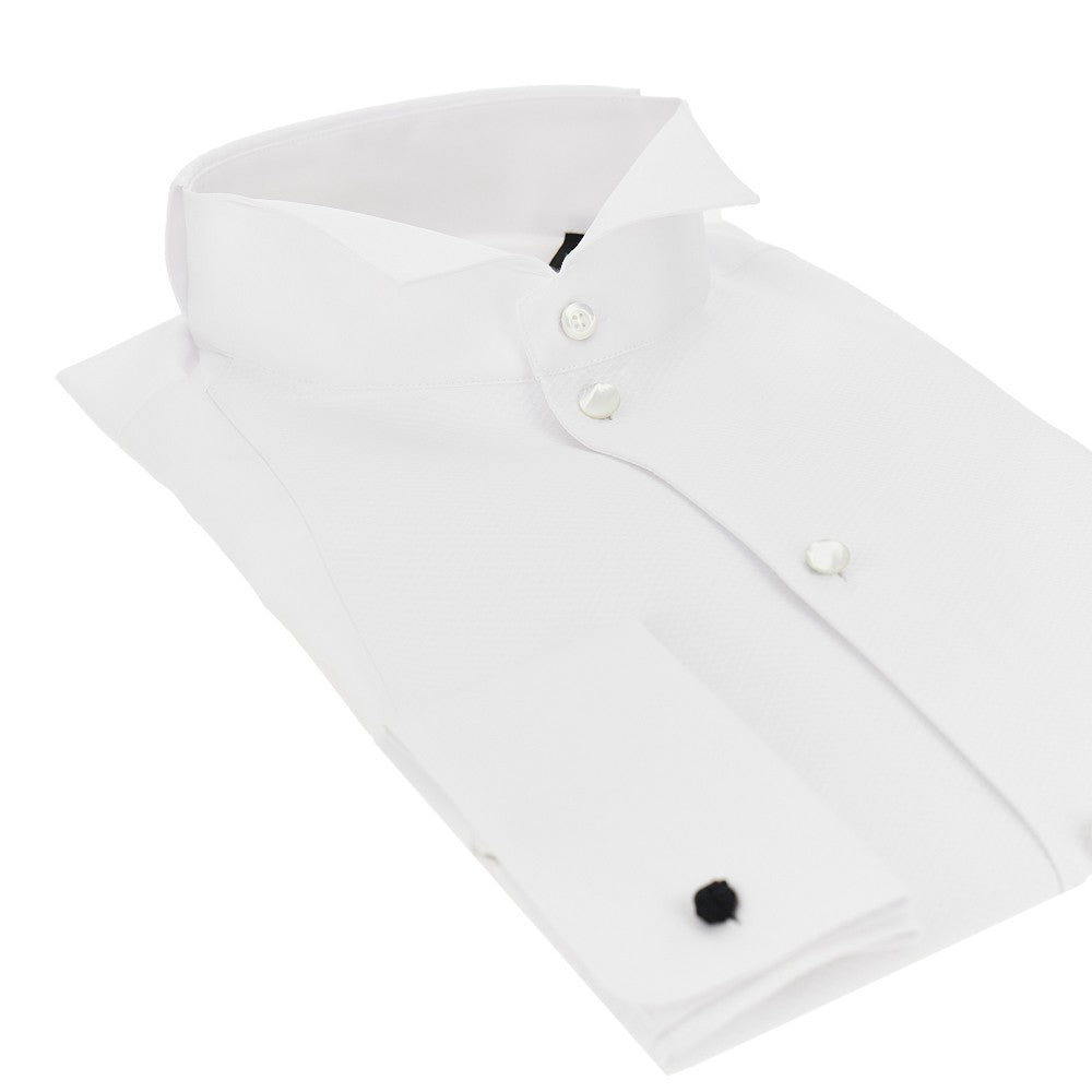 EMPORIO ARMANI Poplin shirt with