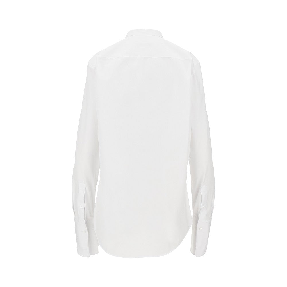 FENDI Poplin shirt with pleated plastron