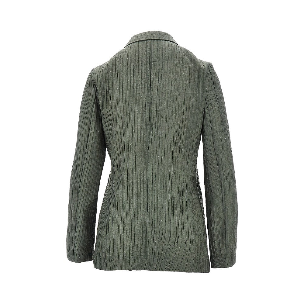 EMPORIO ARMANI Textured taffetà single-breasted jacket
