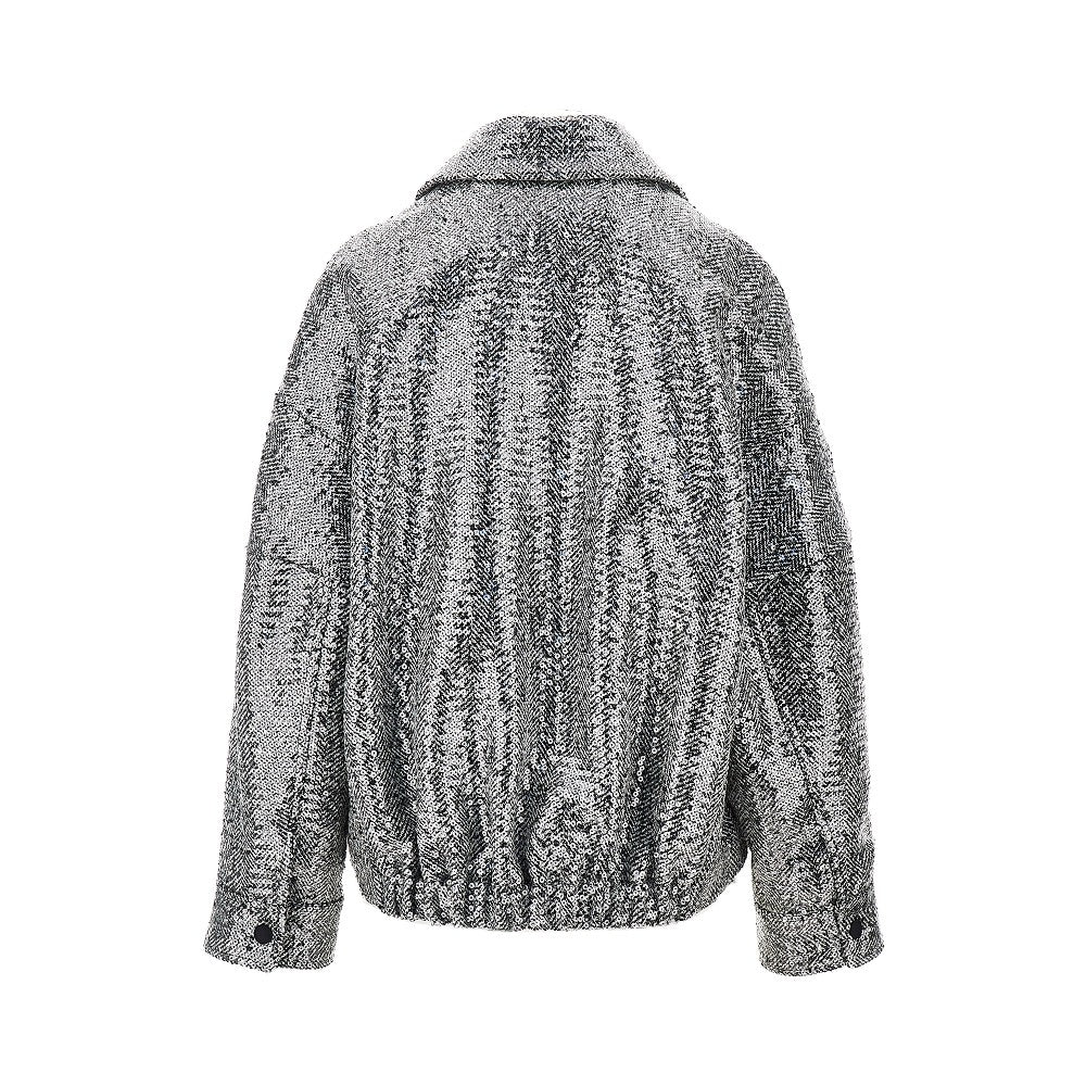 PINKO Sequinned chevron cloth jacket