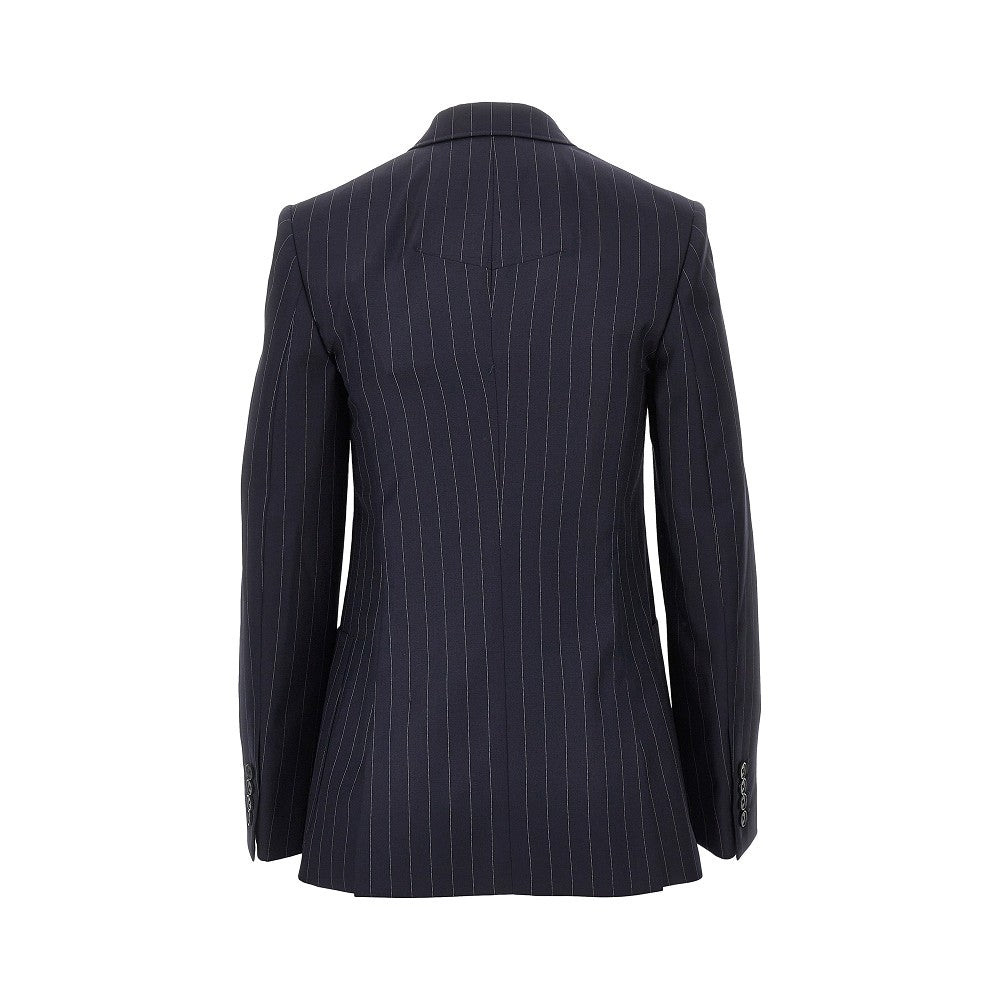 GIVENCHY Pin-striped wool double-breasted jacket