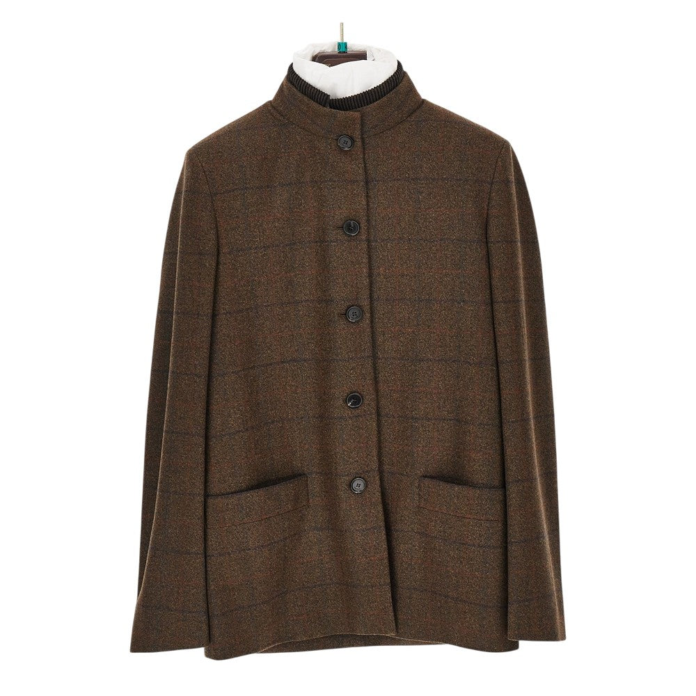 LORO PIANA Mouliné wool and cashmere Nicole jacket