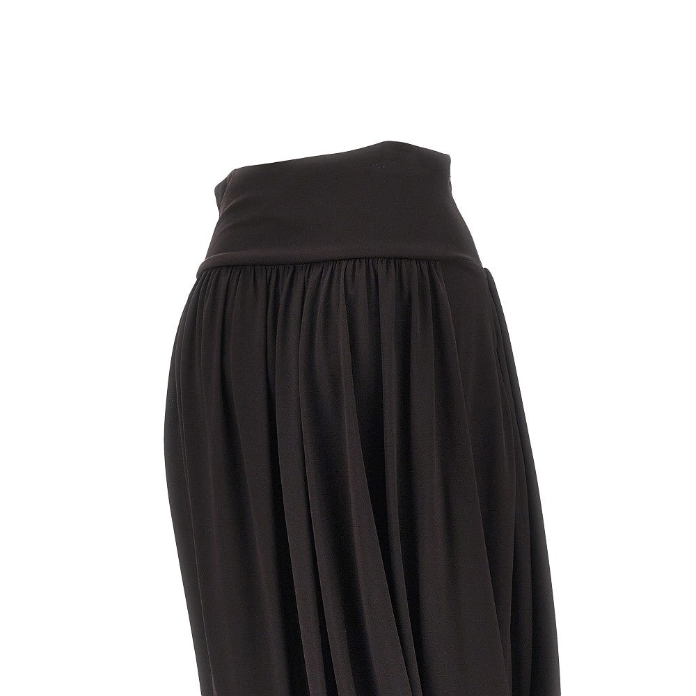 ALAIA Draped jersey skirt