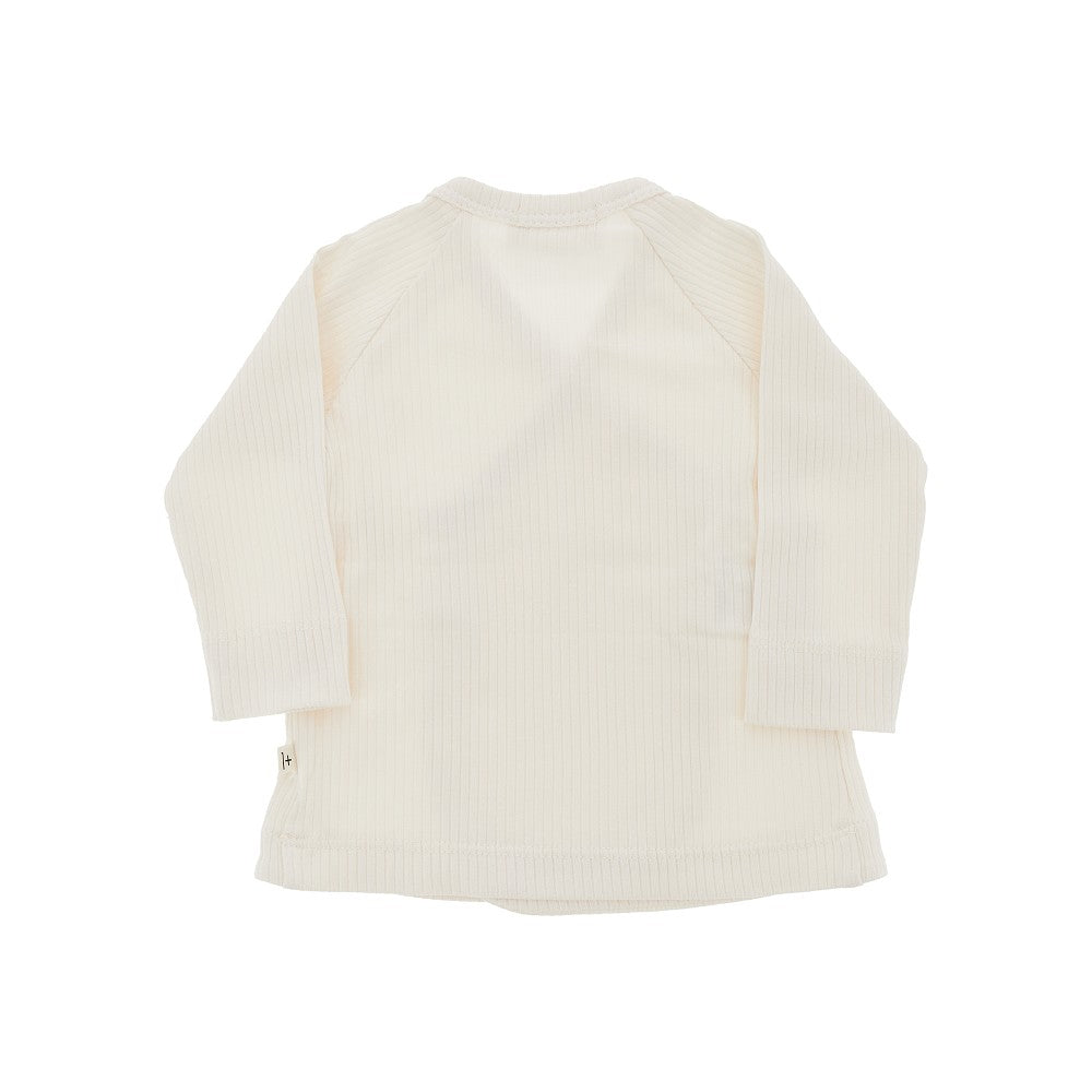 1 + in the Family Ribbed organic cotton T-shirt