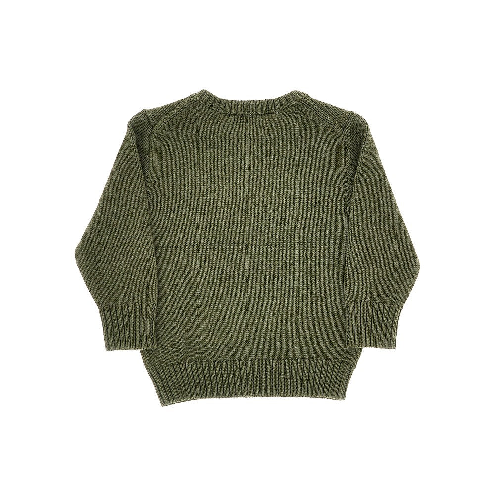 RALPH LAUREN Knitted sweater with embroidery