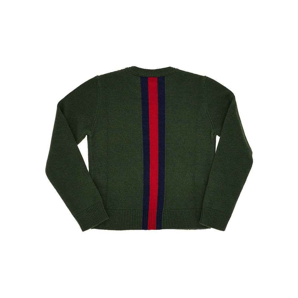 GUCCI Wool sweater with Web Ribbon