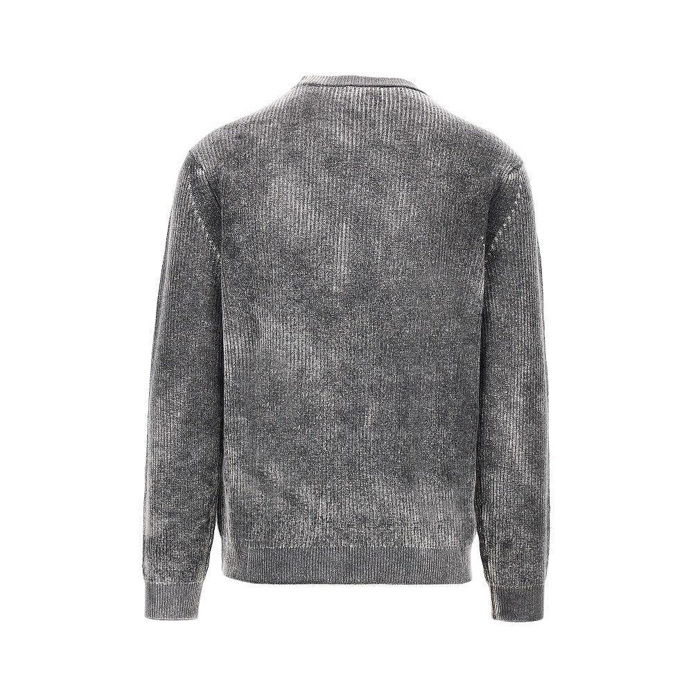 EMPORIO ARMANI Knitted sweater with faded effect
