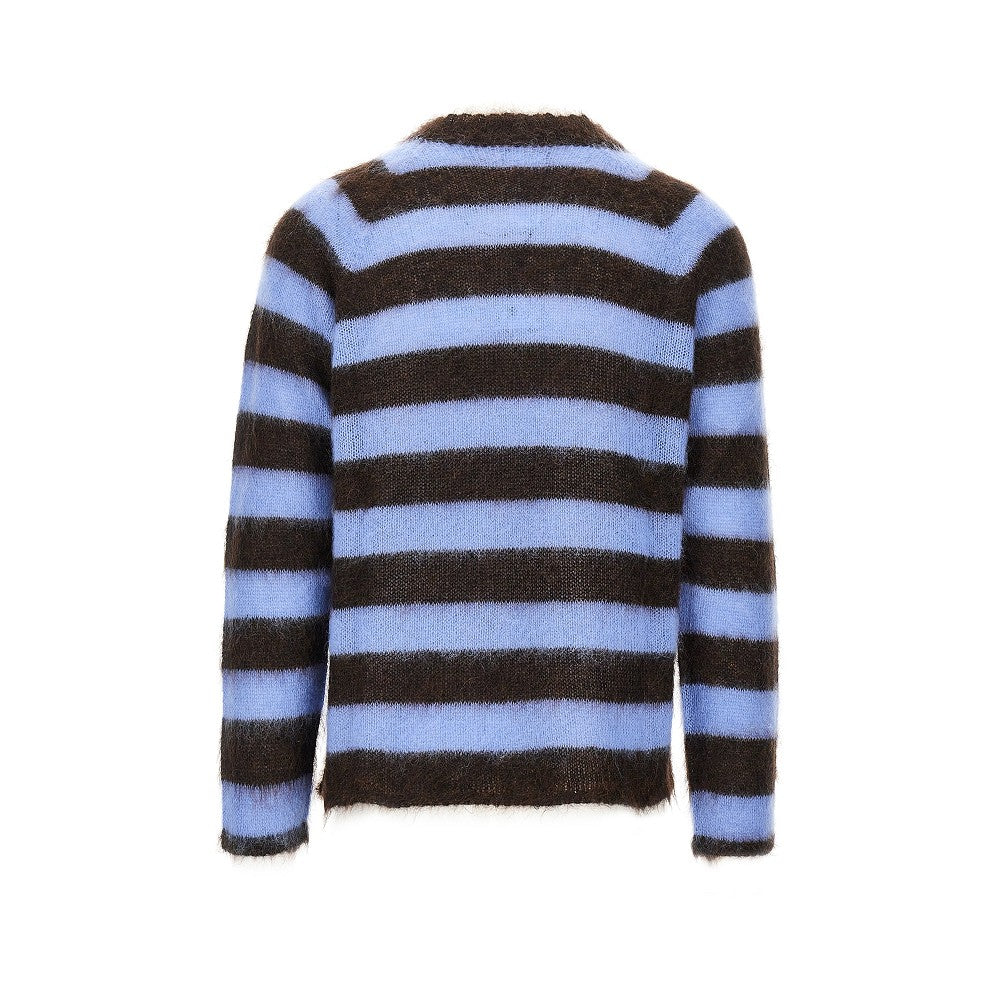 EMPORIO ARMANI Kniited sweater with striped motif