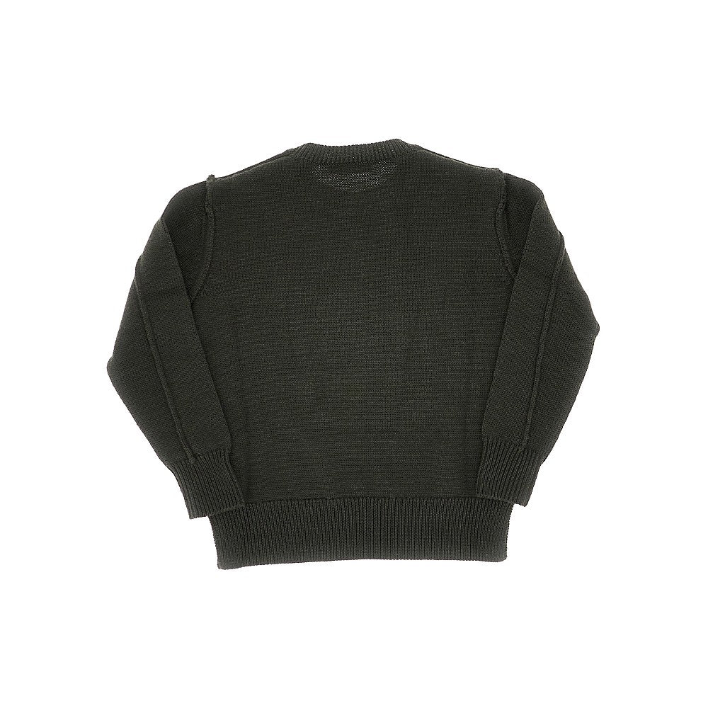MARNI Wool-blend sweater with logo embroidery