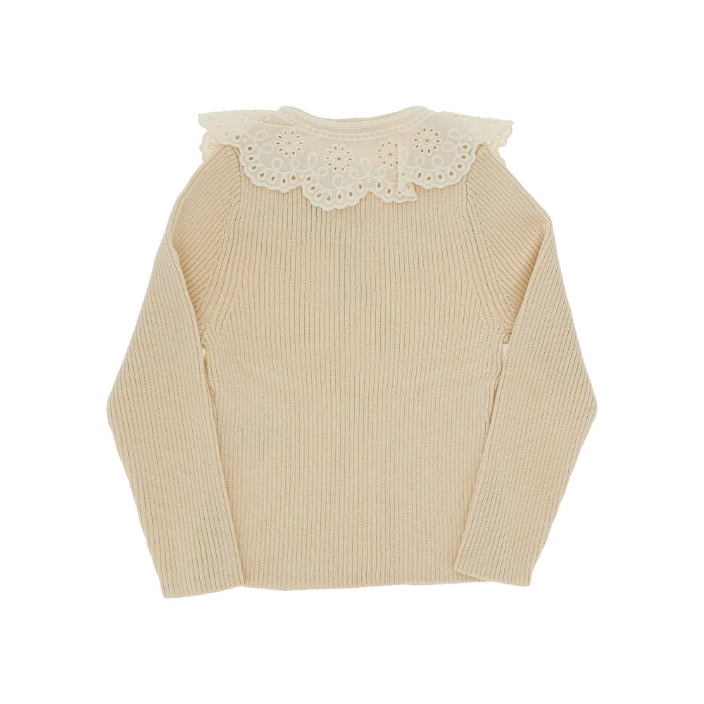 Bonpoint 'Maud' sweater with Claudine collar