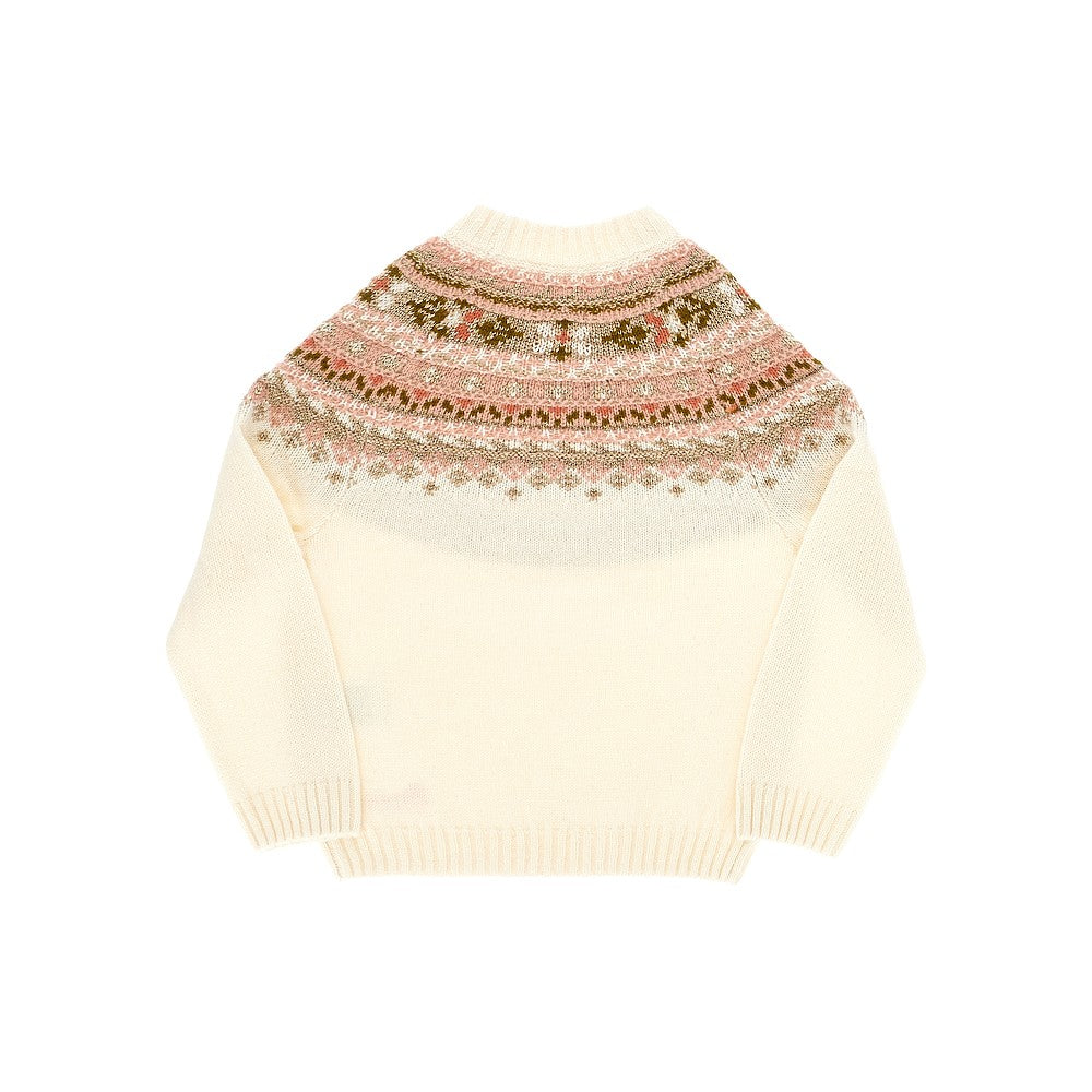 Bonpoint 'Mirela' jacquard wool-blend sweater