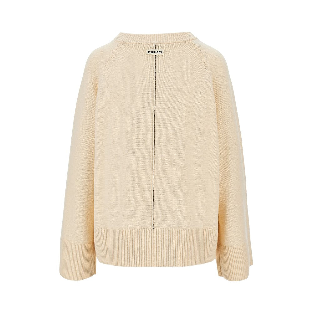 PINKO Wool and cashmere V-neck sweater