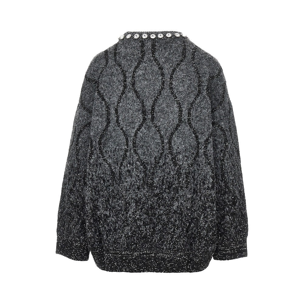 PINKO Knitted sweater with sequins