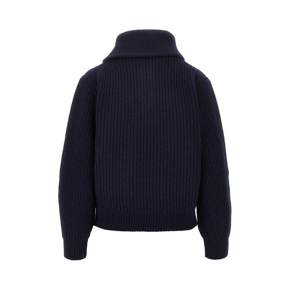 Weekend Max Mara Half-zip wool sweater