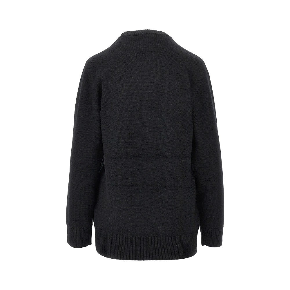 Toteme Wool and cashmere asymmetrical sweater
