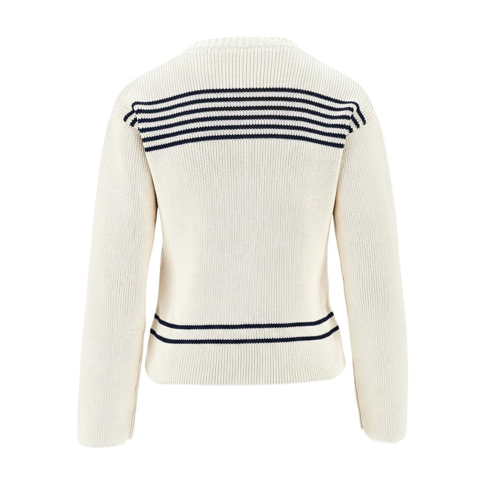 BALENCIAGA Boat-neck cotton sweater