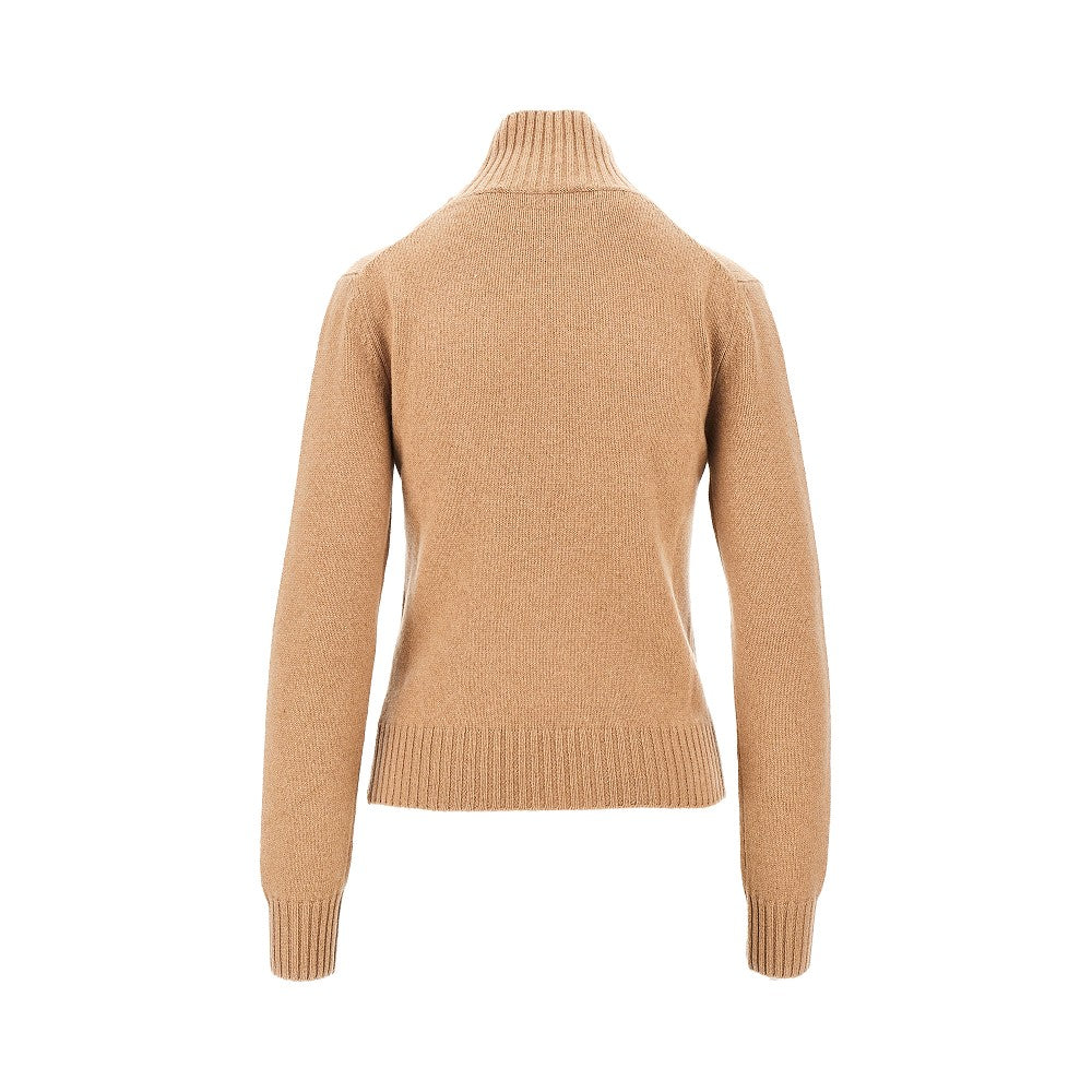 AMI Cashmere standing collar sweater