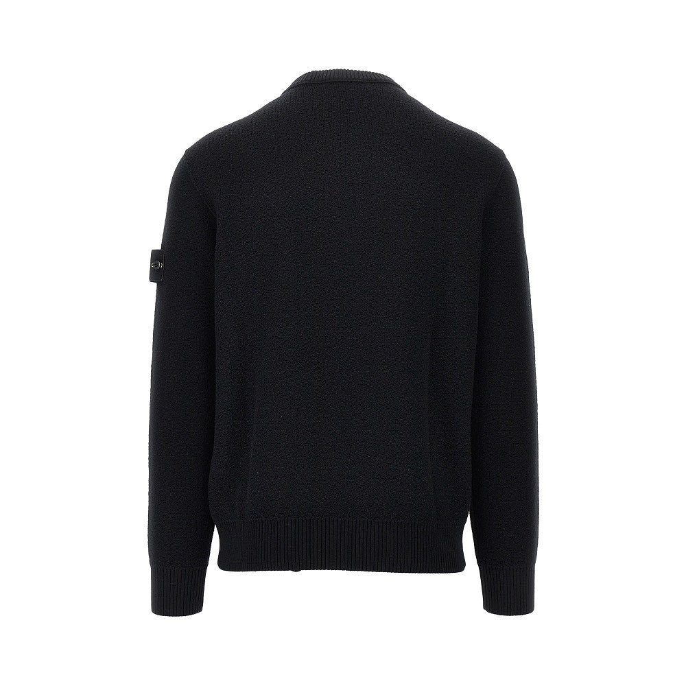 STONE ISLAND Virgin wool crewneck sweater