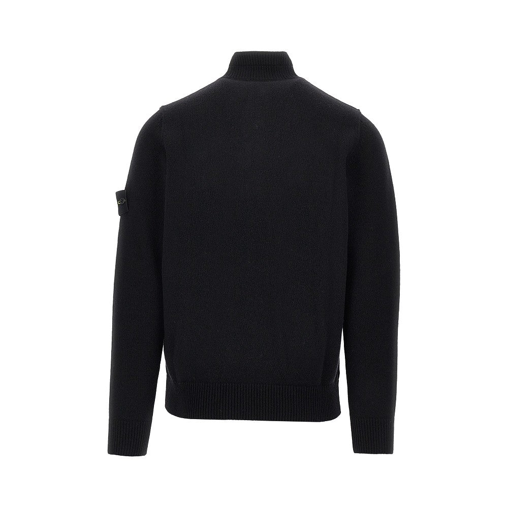 STONE ISLAND Knitted sweater with Logo Badge