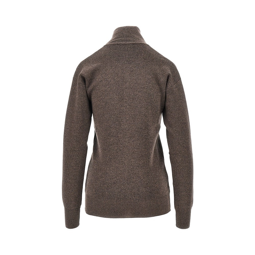 Lemaire Buttoned merino wool top