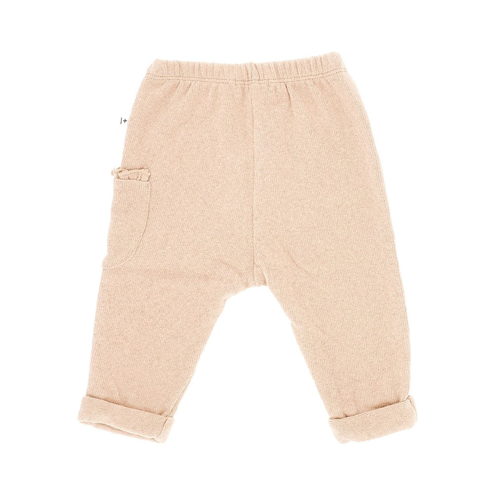 1 + in the Family Cotton-blend knitted pants