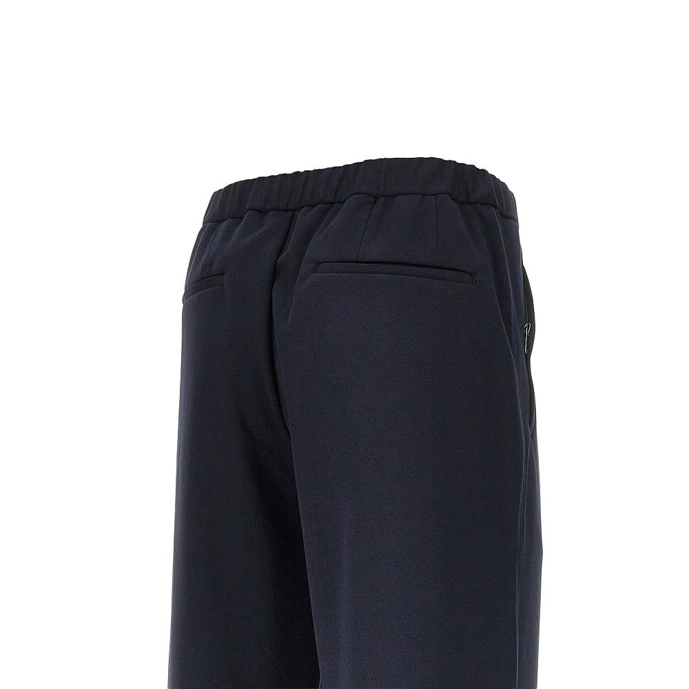 EMPORIO ARMANI Jersey pants with elasticated waist