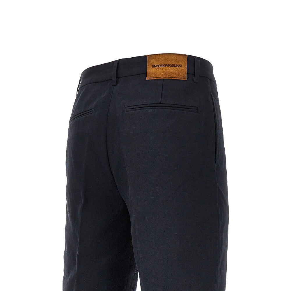 EMPORIO ARMANI Gabardine chino pants