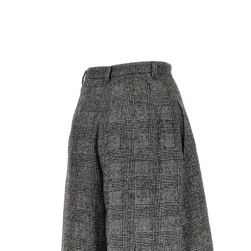 Emporio Armani Prince of Wales wide-leg pants