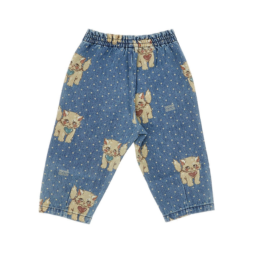 Konges Slojd 'Magot' printed denim pants