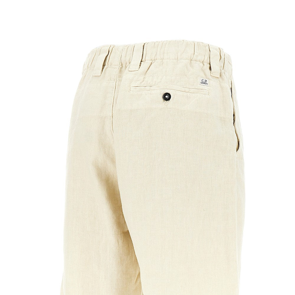 C.P. Company Linen cargo shorts