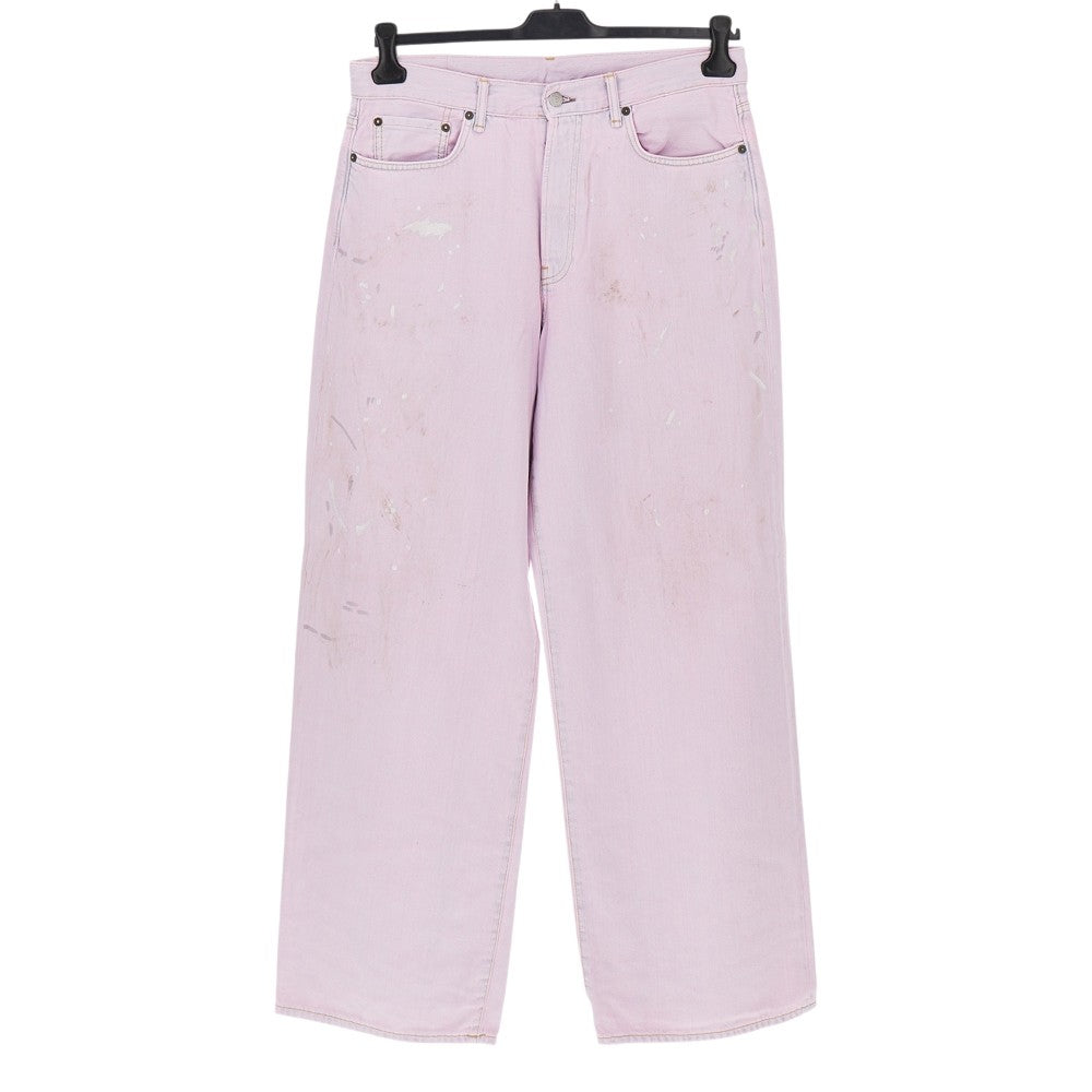 ACNE Cotton-blend denim wide-leg jeans