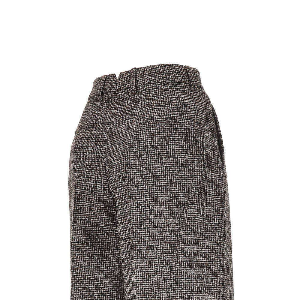 AMI Houndstooth Balloon Cut pants