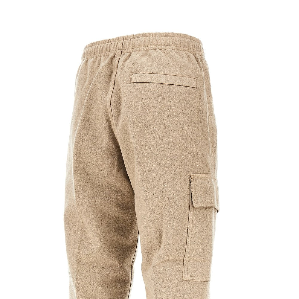 STONE ISLAND Wool-blend cargo pants