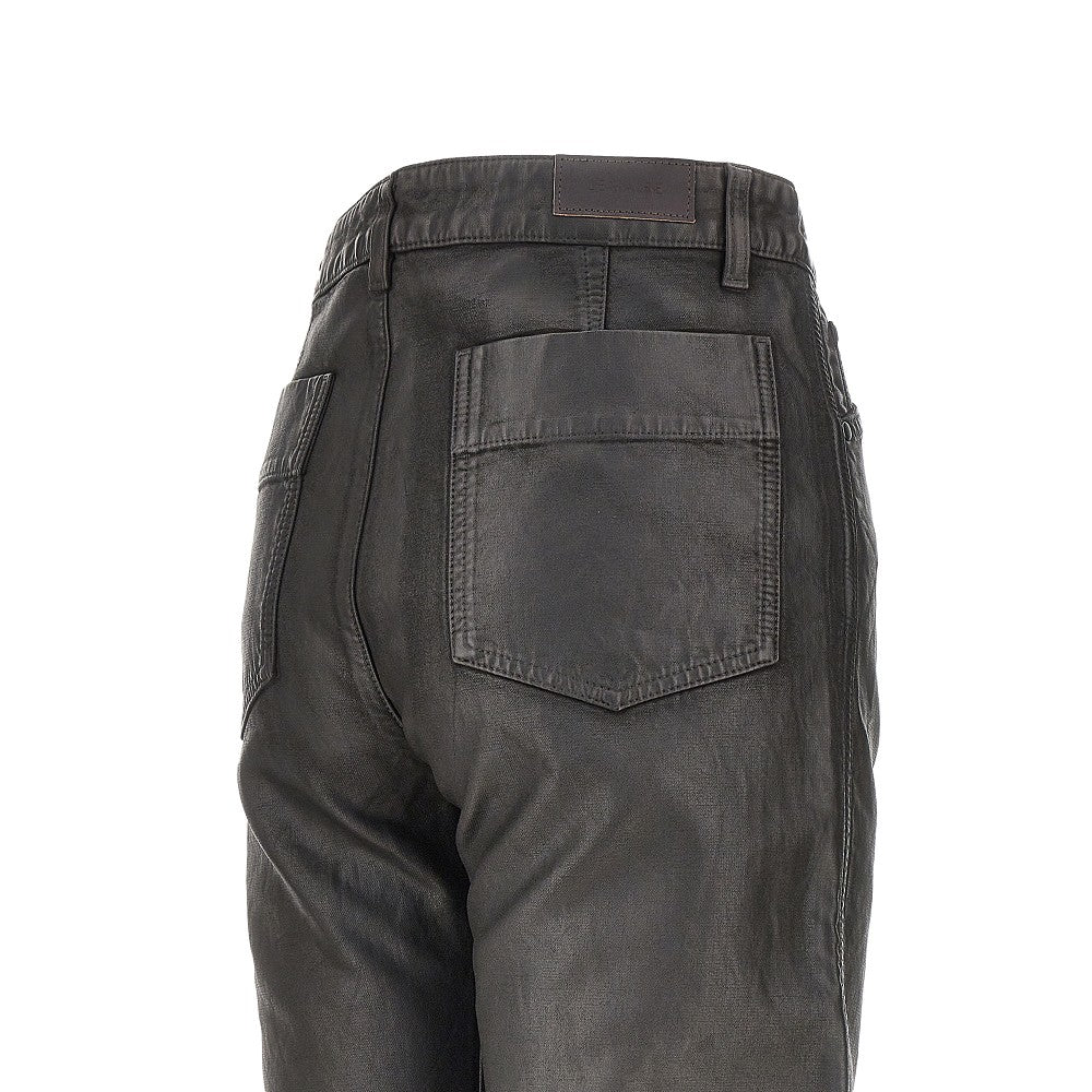 Lemaire Coated denim Twisted pants