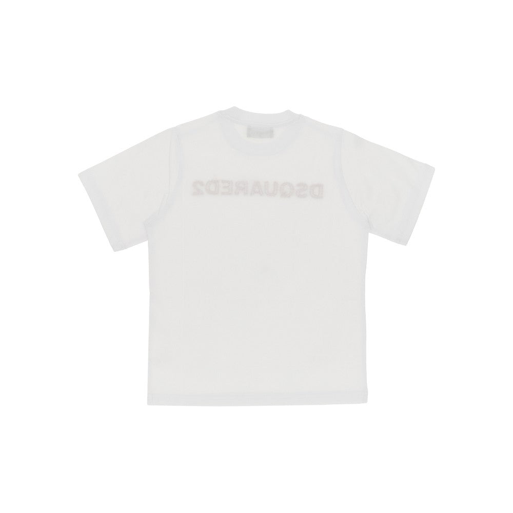 DSQUARED2 Cotton T-shirt with logo embroidery