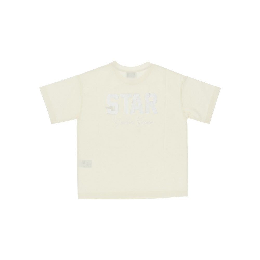 GOLDEN GOOSE Logo print oversized T-shirt